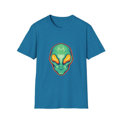 Alien Head Green Smile Mascot - Mleem
