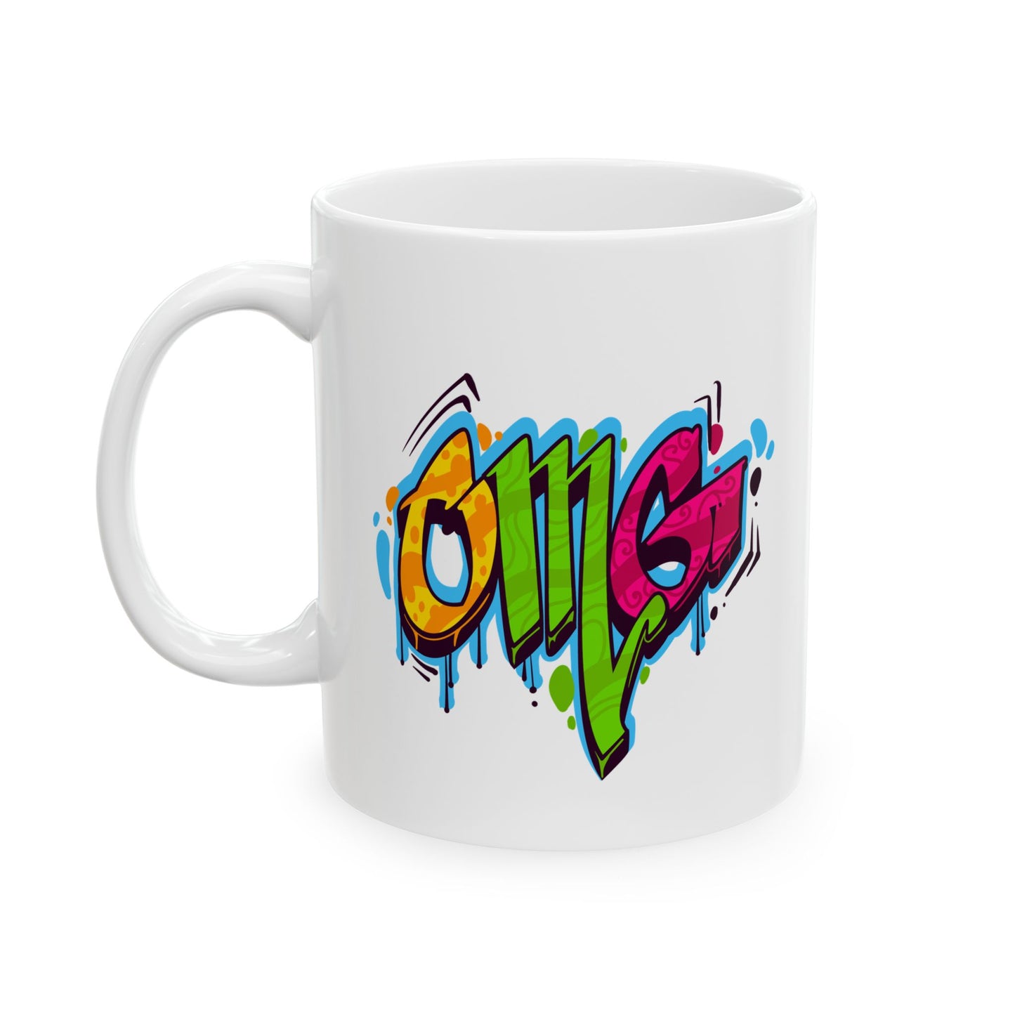 Colorful Graffiti Ceramic Mug