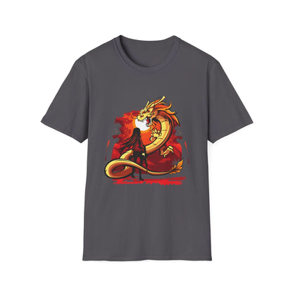 Girl Facing A Dragon - Mleem