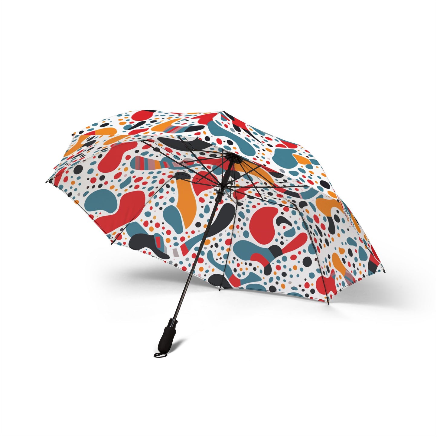 Colorful Semi-Automatic Foldable Umbrella, Portable Rain Gear, Stylish Umbrella for Him/Her, Perfect Gift for Rainy Days