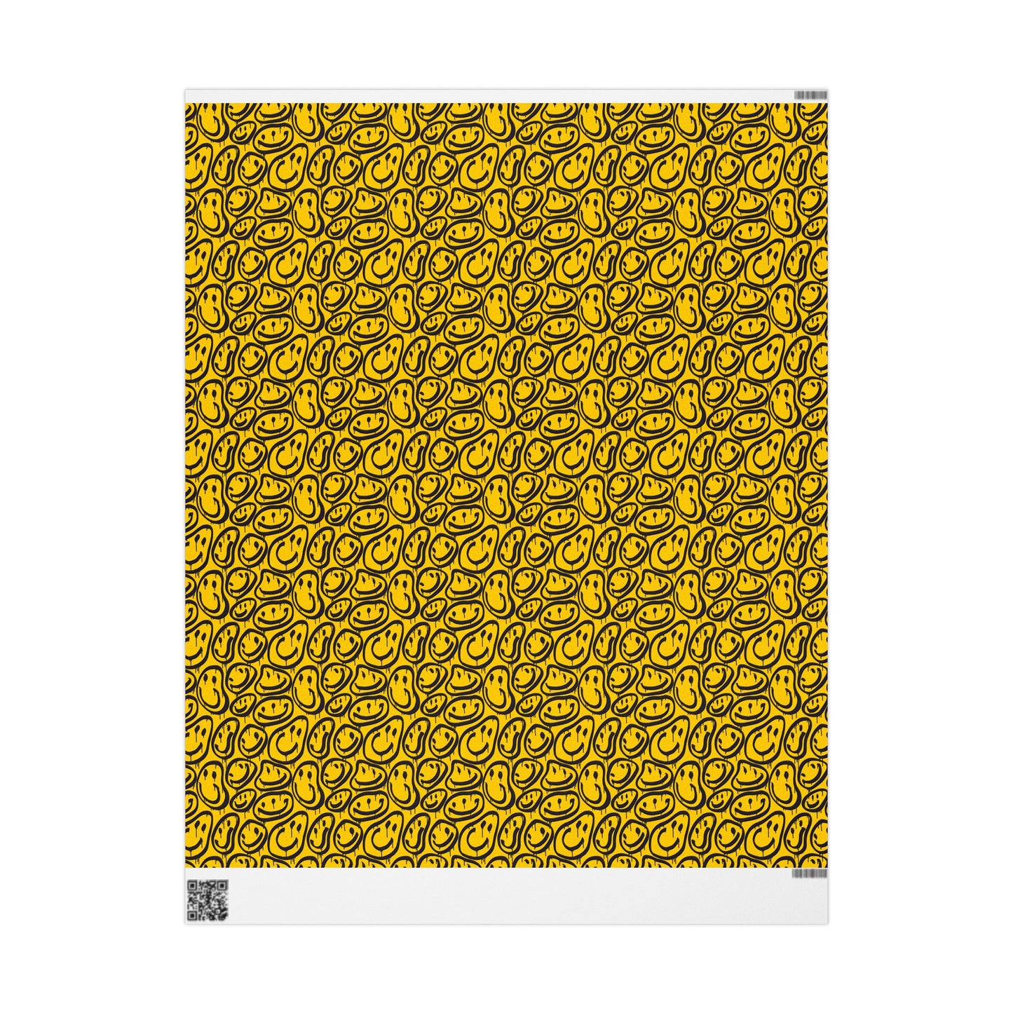 Stylish Wrapping Paper Roll, Unique Gift Wrap for Birthdays, Holidays, Anniversaries, DIY Crafts, Yellow Black Design