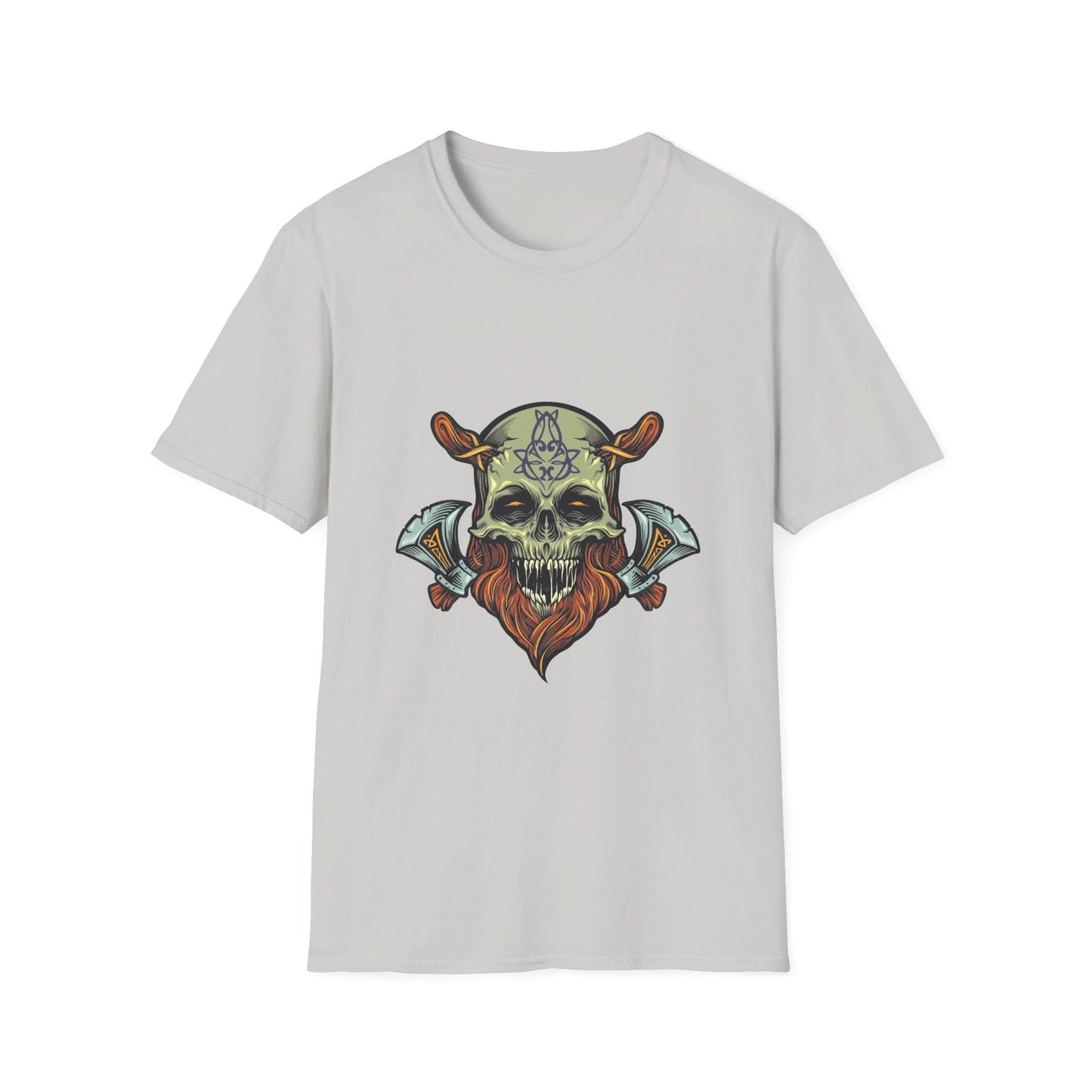 Viking Skull Warrior with Axe - Mleem