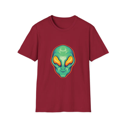Alien Head Green Smile Mascot - Mleem