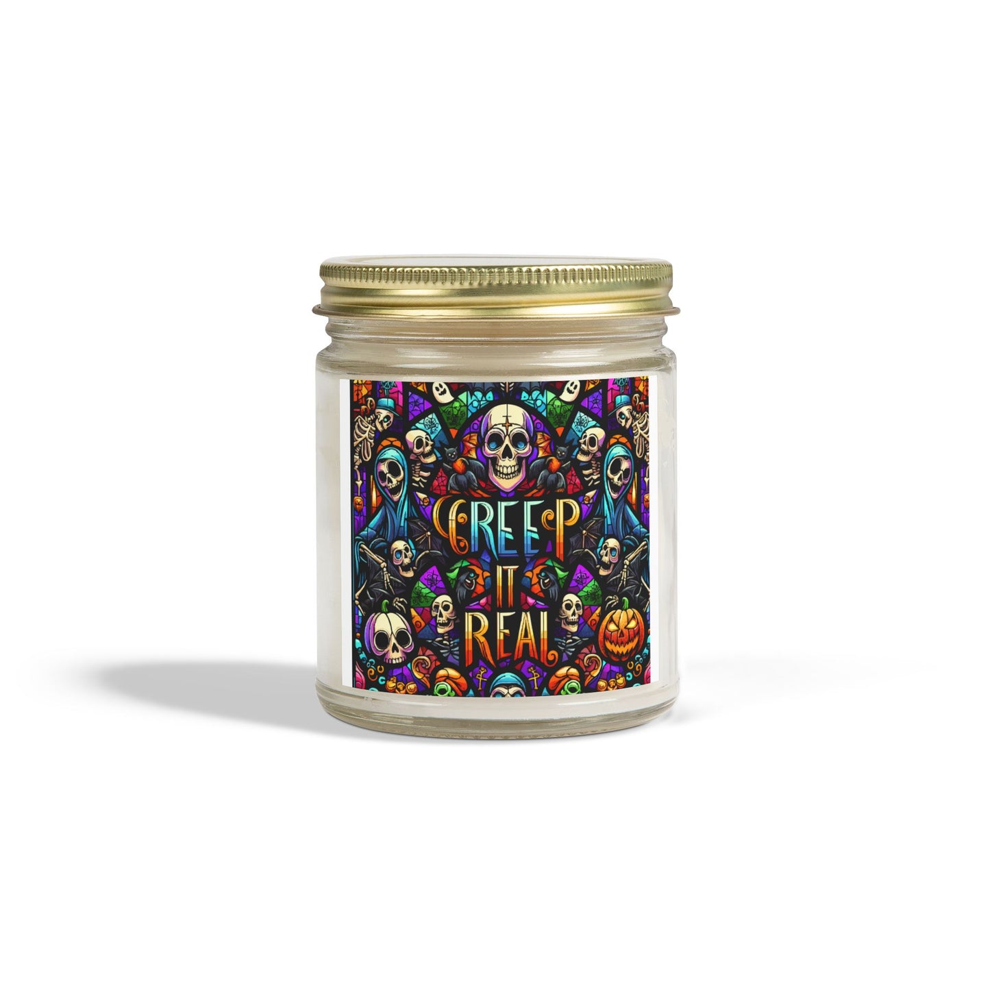 Halloween Scented Candles, Fragrant Home Decor, 'Creep it Real' Candles for Fall Celebrations, Party Favors, Gifts