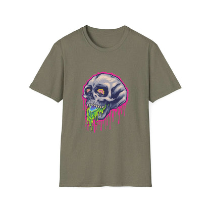Scary Colorful Stone Skull - Mleem