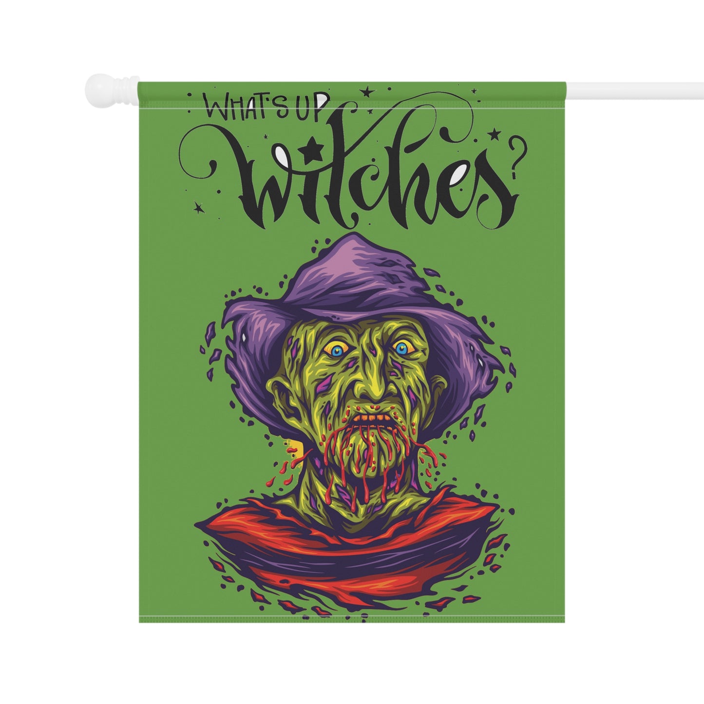 What's Up Witches Garden Banner, Halloween Yard Decoration, Witch Decor, Spooky Garden Sign, Porch Decor, Fall Home Decoration