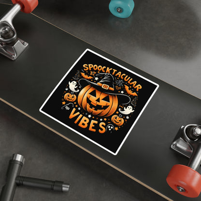 Spooktacular Vibes Stickers | Halloween Decor, Pumpkin Art, Ghost Decor, Party Favors, Children’s Halloween Crafts