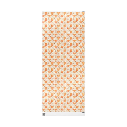 Autumn-Inspired Wrapping Papers, Eco-Friendly Gift Wrap, Fall Floral Design, Perfect for Thanksgiving, Birthdays, Holiday Celebrations