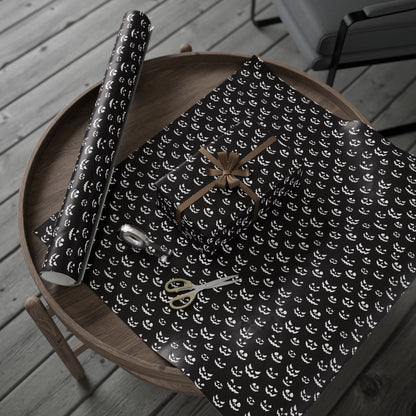 Spooky Halloween Wrapping Paper Roll, Unique Gift Wrap for Halloween Parties, Trick or Treat, Scary Decor, Ghostly Presents
