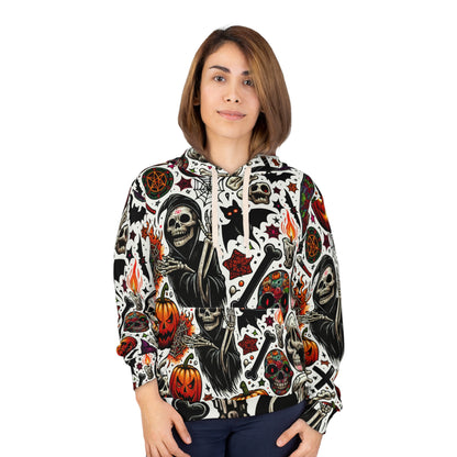 Halloween Skull Pullover Hoodie