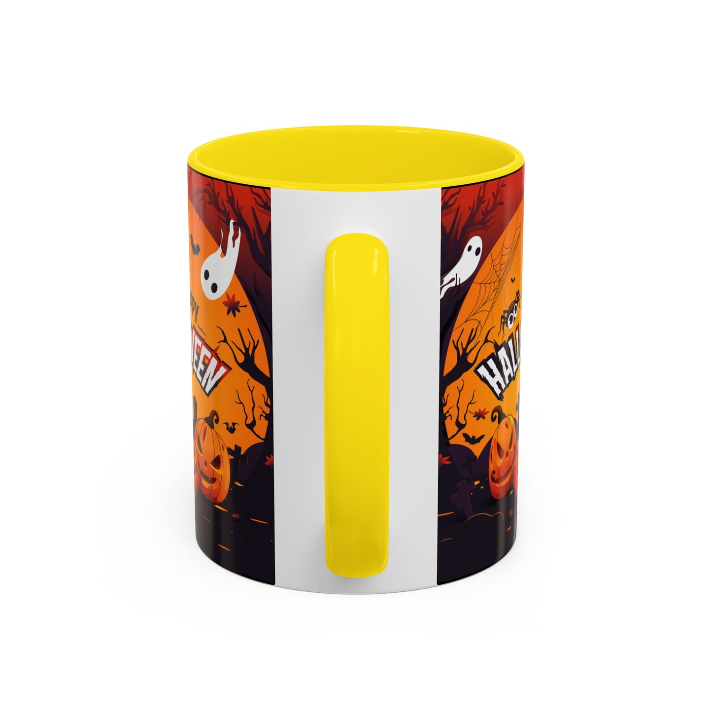 Spooky Halloween Coffee Mug - Perfect for Ghost Lovers and Fall Celebrations, Halloween Decor, Gift, Pumpkin Spice Season, Black Accent Mug