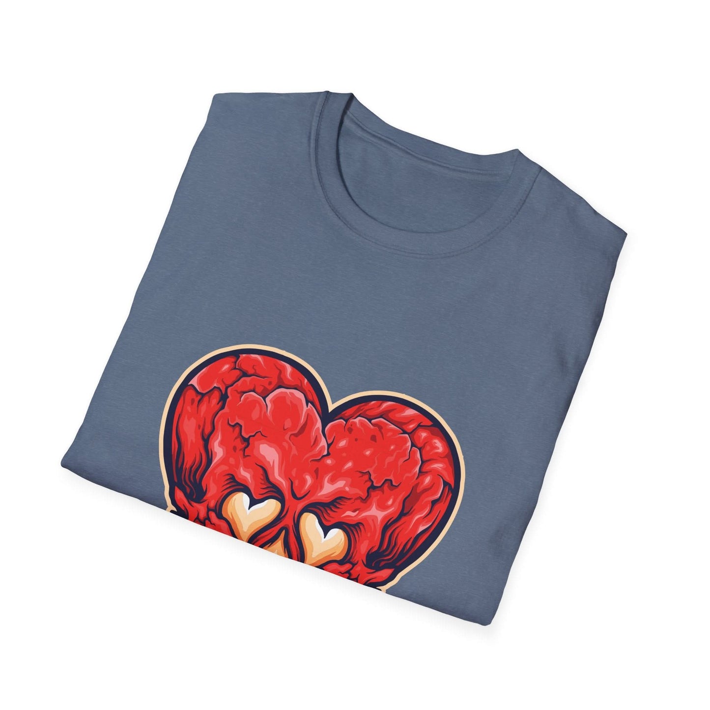 Cracked Heart Love Skull - Mleem