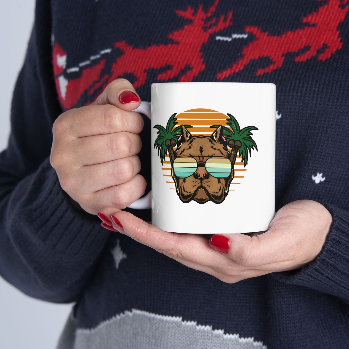 Tropical Sunset Ceramic Mug