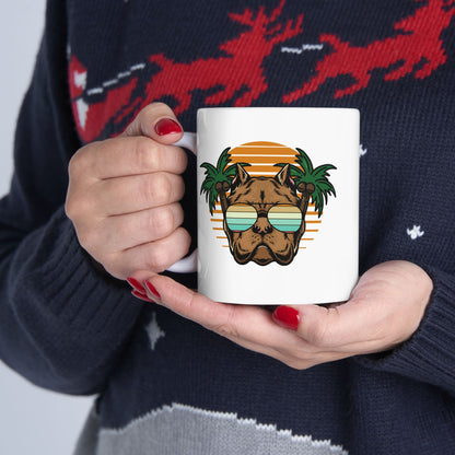 Tropical Sunset Ceramic Mug
