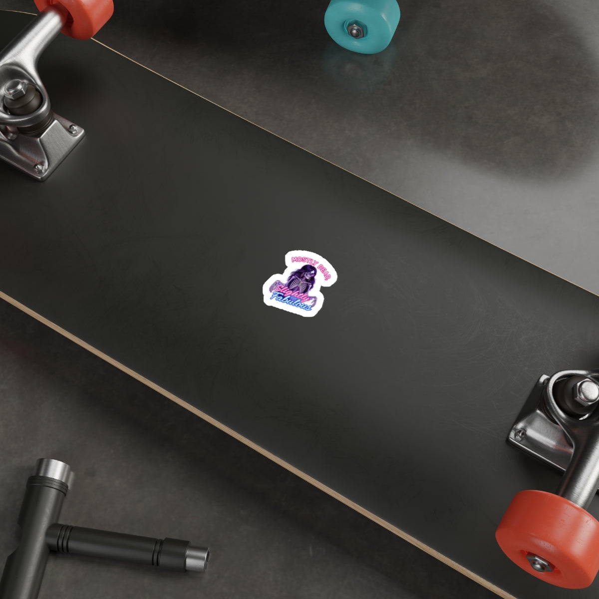 Sassy Skeleton Die-Cut Stickers - Perfect for Laptops, Water Bottles, Halloween Decor, Fun Gifts, and Daily Inspiration
