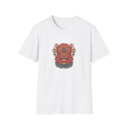 Tiki Leaf Weed Mascot with Smoke - Mleem