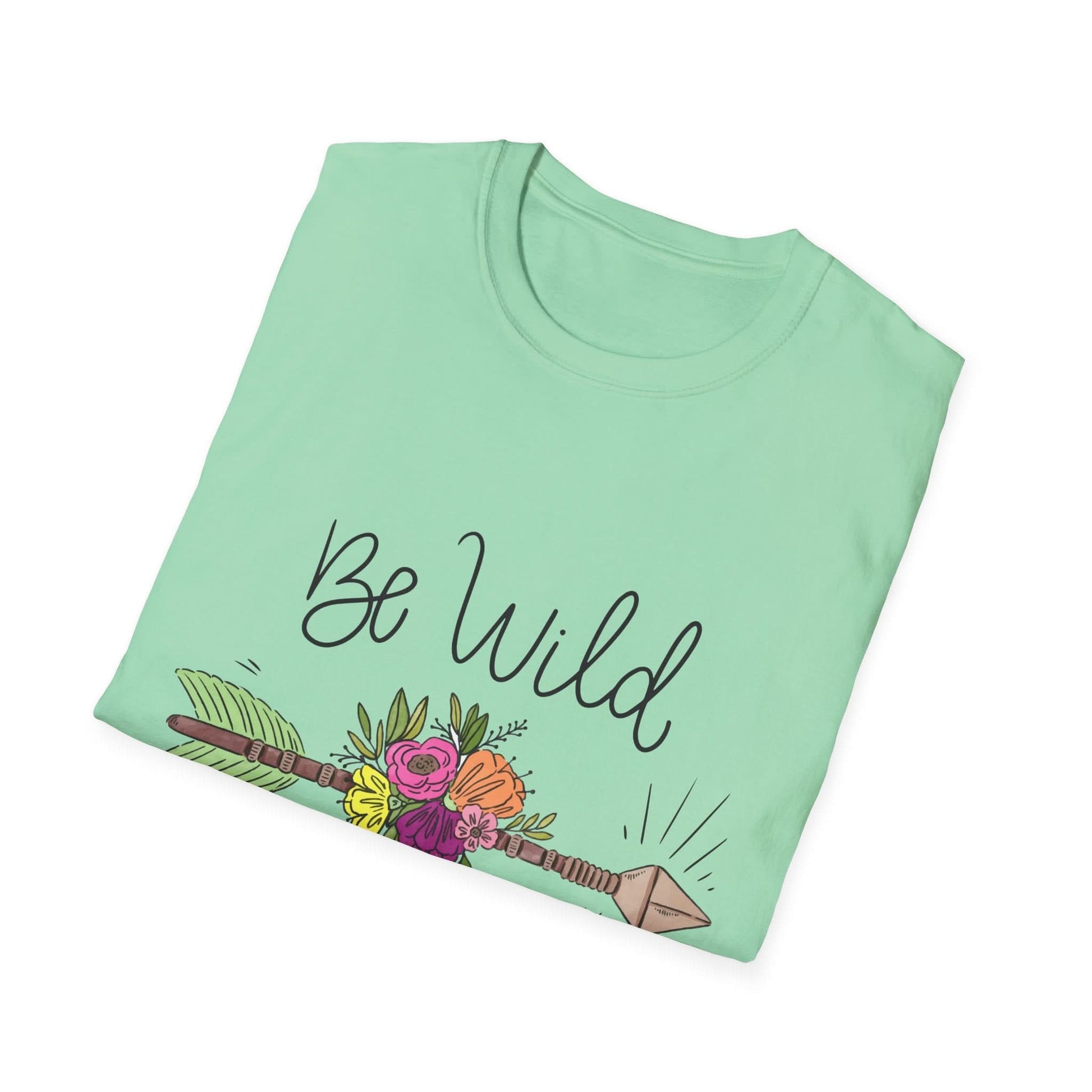 Be Wild Be Brave Flower Arrow - Mleem