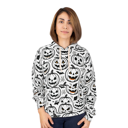 Halloween Pumpkin Hoodie, Unisex Pullover, Fall Apparel, Costume Party, Spooky Season, Cozy Sweatshirt
