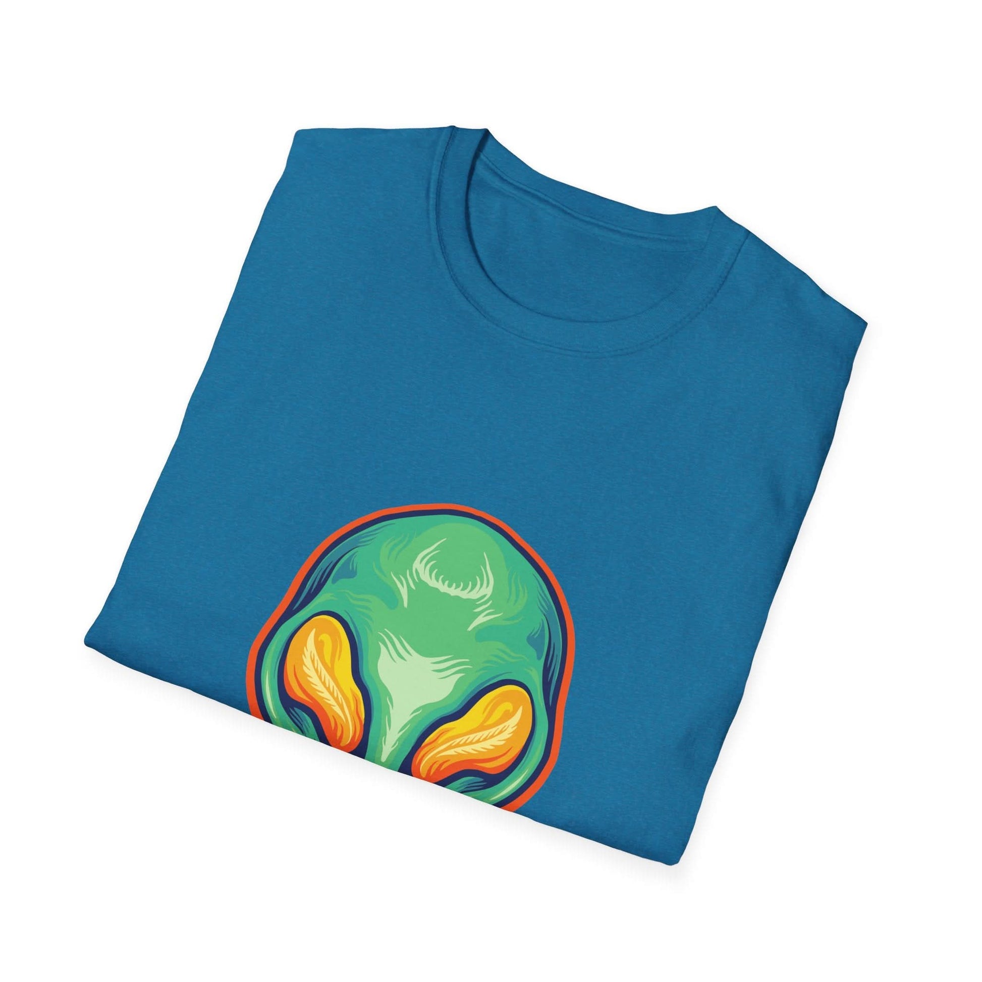 Alien Head Green Smile Mascot - Mleem
