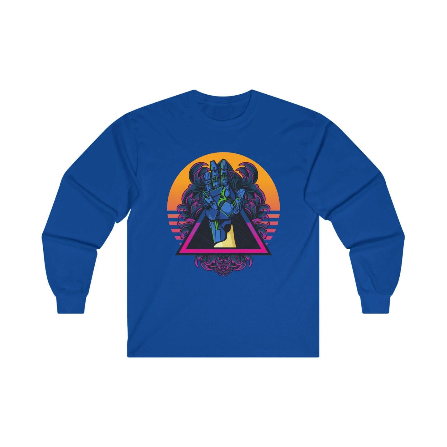 Blue Cyborg Hand - Mleem