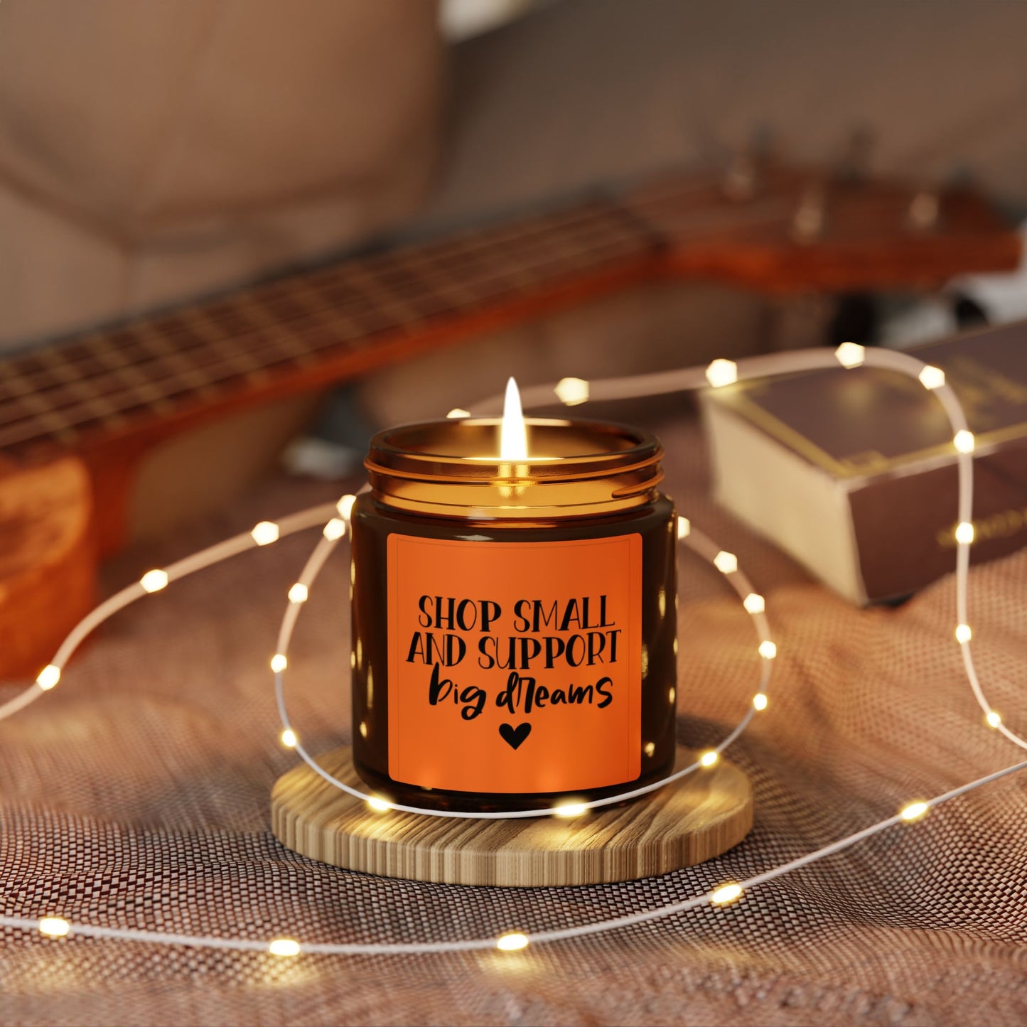 Support Local Soy Candle -  Cozy Gift for Home, Aromatherapy, Candles for Relaxation