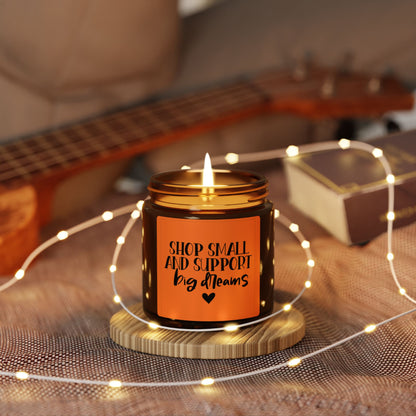 Support Local Soy Candle -  Cozy Gift for Home, Aromatherapy, Candles for Relaxation