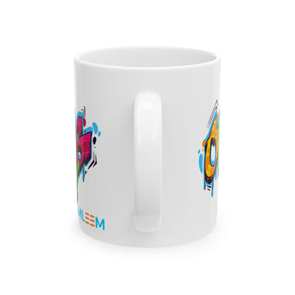 Colorful Graffiti Ceramic Mug