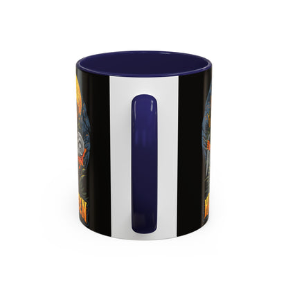 Halloween Pumpkin Coffee Mug, Spooky Mug, Fall Decor, Gift for Halloween Lovers, Black Mug, 11oz or 15oz