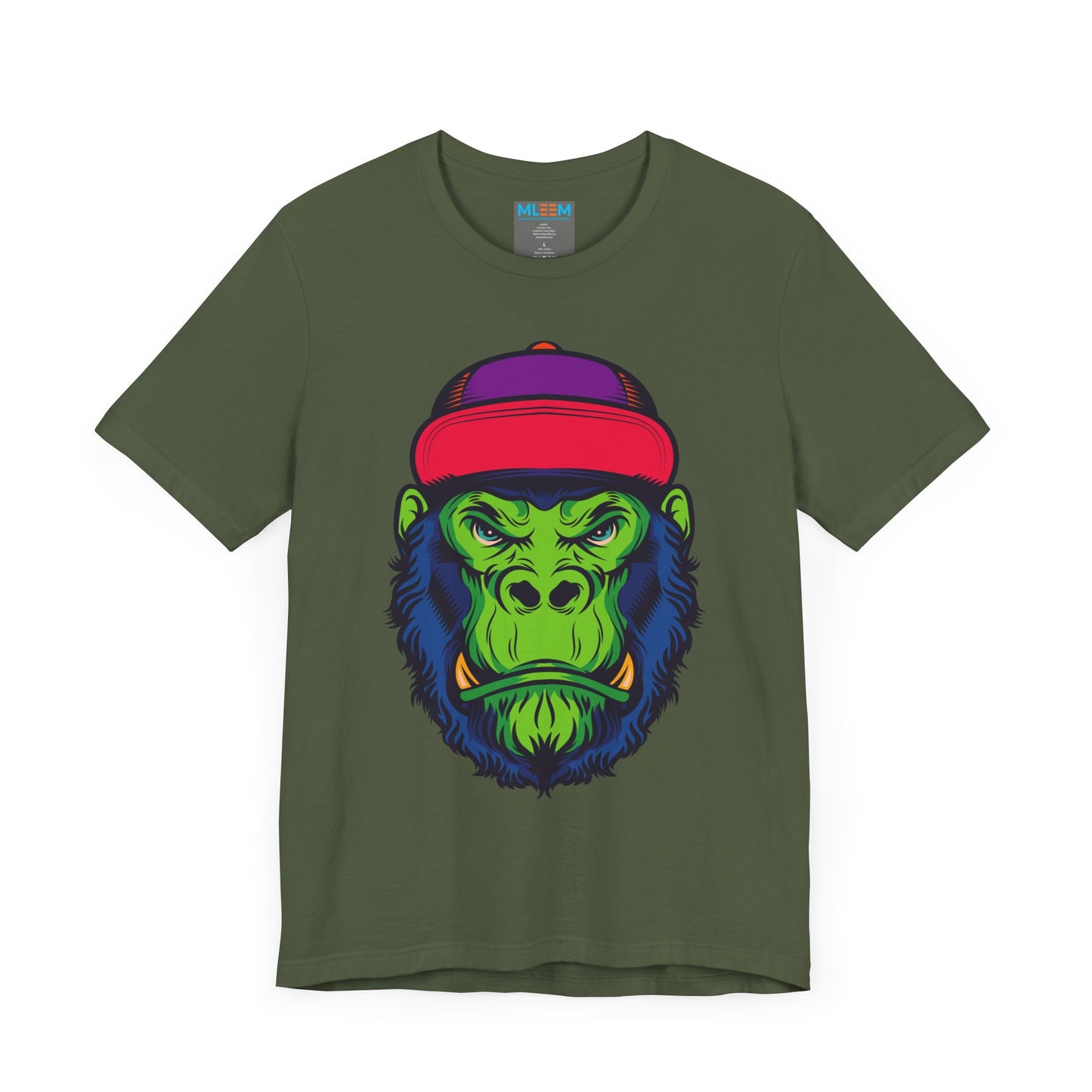 Vibrant Gorilla Graphic Tee - Unisex Short Sleeve T-Shirt