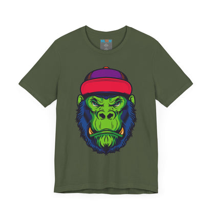 Vibrant Gorilla Graphic Tee - Unisex Short Sleeve T-Shirt