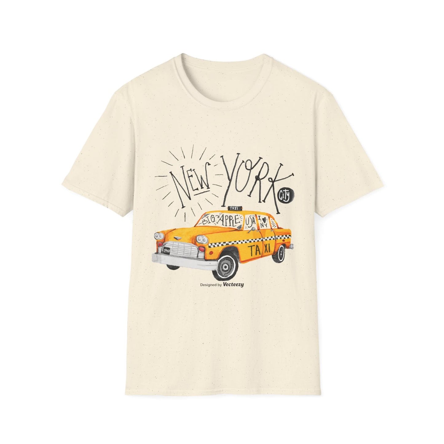 New York Taxi Watercolor - Mleem