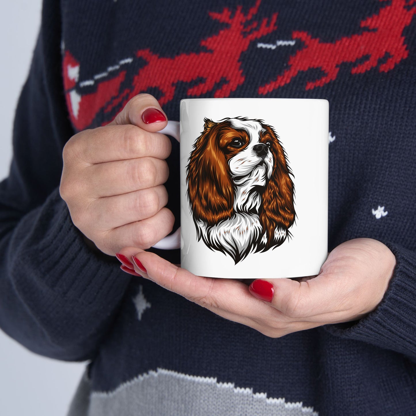 Cozy Dog Ceramic Mug for Animal Lovers