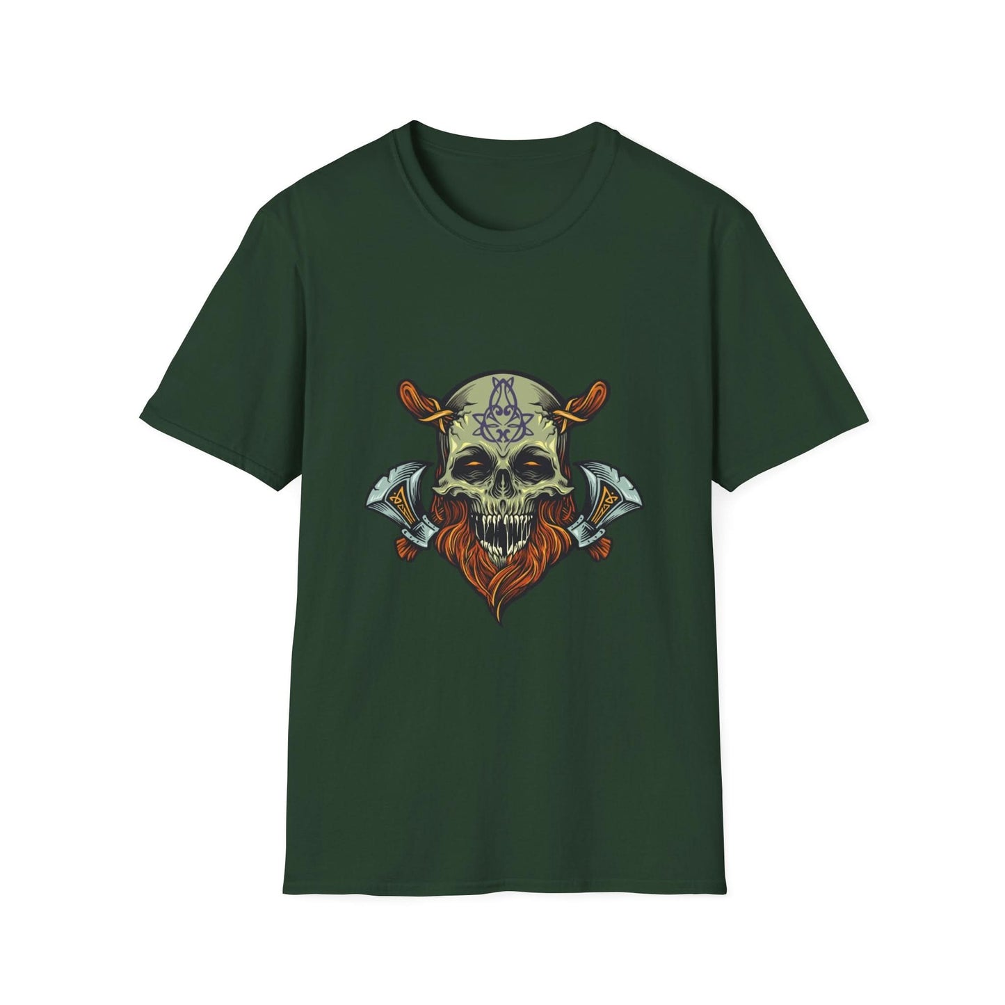 Viking Skull Warrior with Axe - Mleem