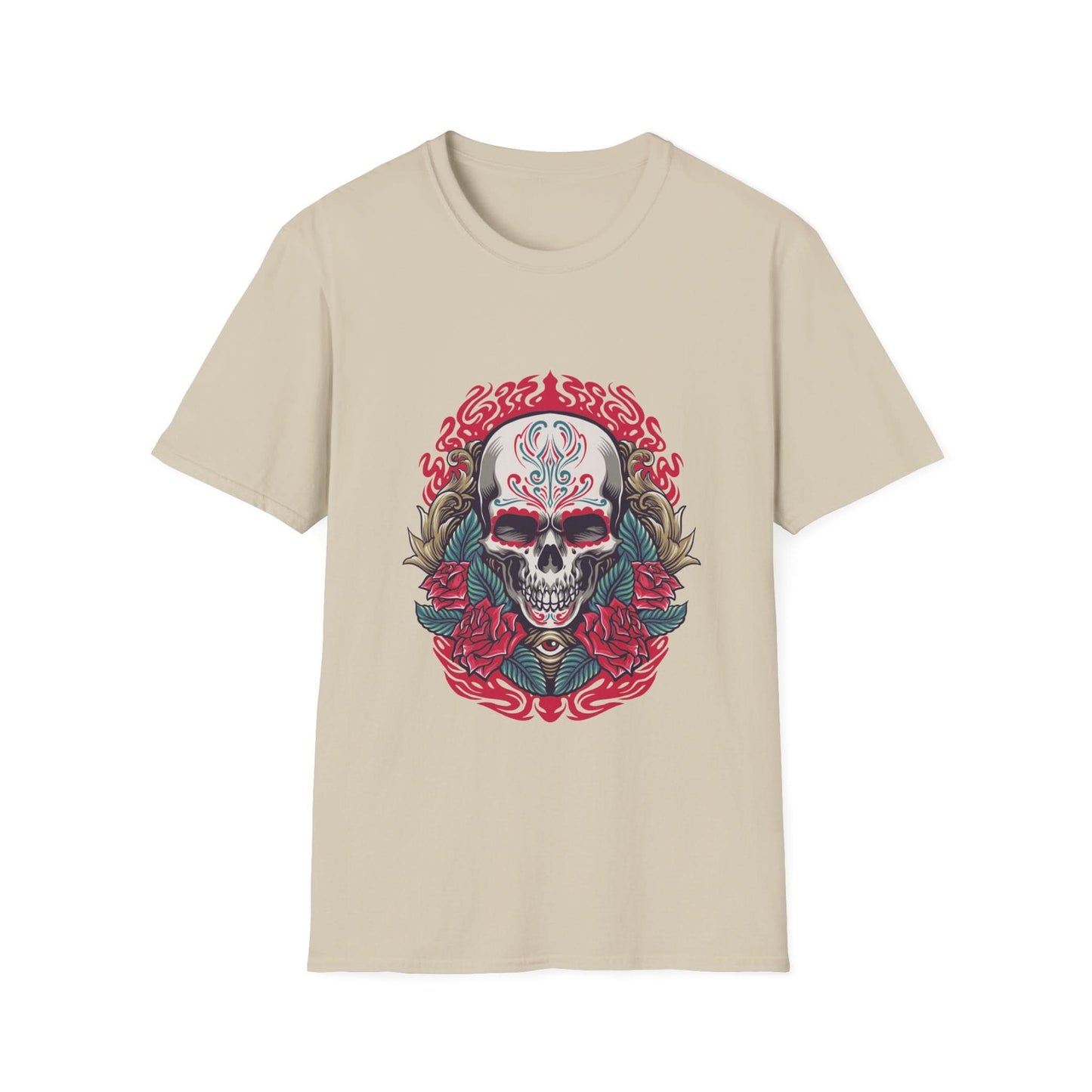 Skull Illustration Dia de Los Muertos - Mleem