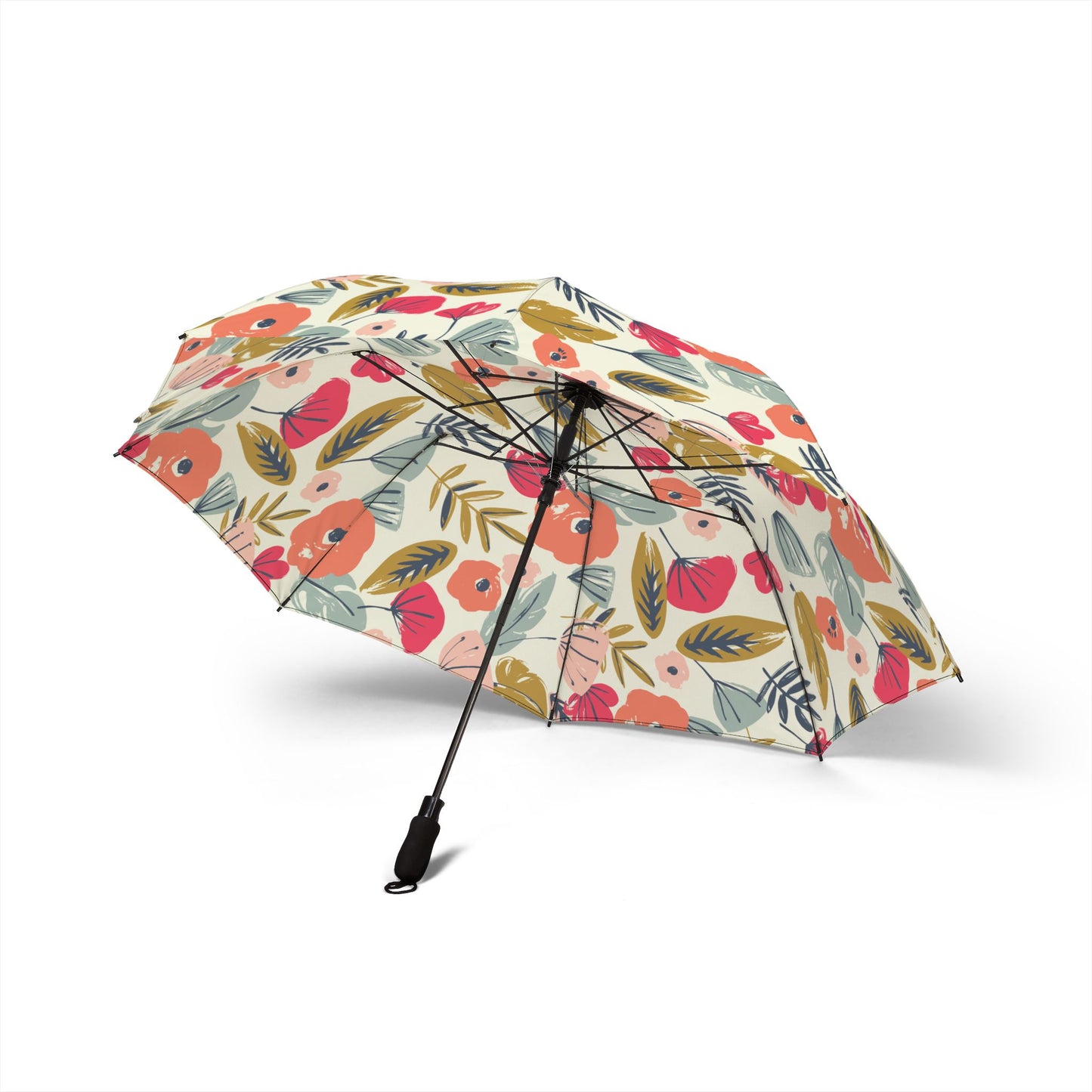 Floral Folding Umbrella - Cute Compact Rain Gear, Perfect for Spring Showers, Gift for Her, Outdoor Essentials, Travel Accessory