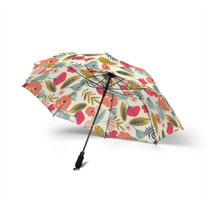 Floral Folding Umbrella - Cute Compact Rain Gear, Perfect for Spring Showers, Gift for Her, Outdoor Essentials, Travel Accessory