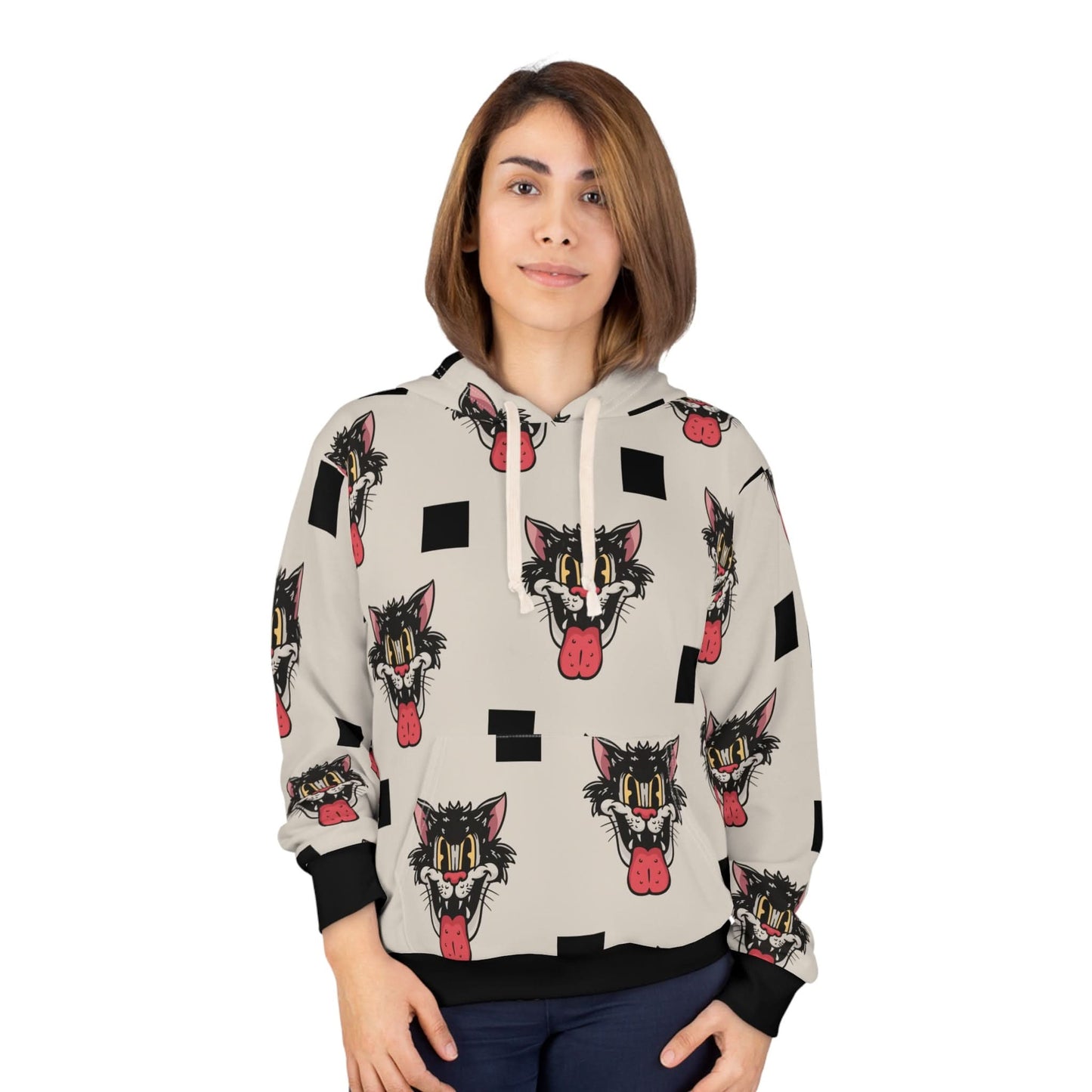 Cat Cartoon Head Illustration - Mleem