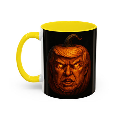 Halloween Pumpkin President Mug, Fun Gift for Coffee Lovers, Spooky Decor, Trick or Treat, Autumn Vibes, Unique Collectible