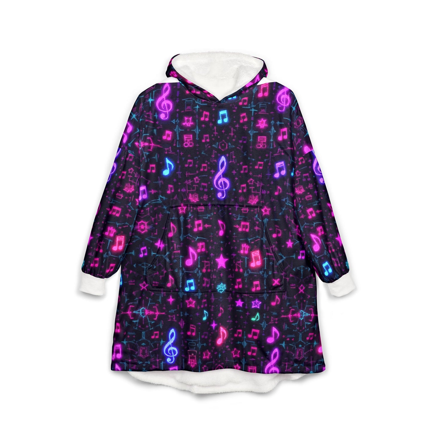 Musical Note Hooded Blanket