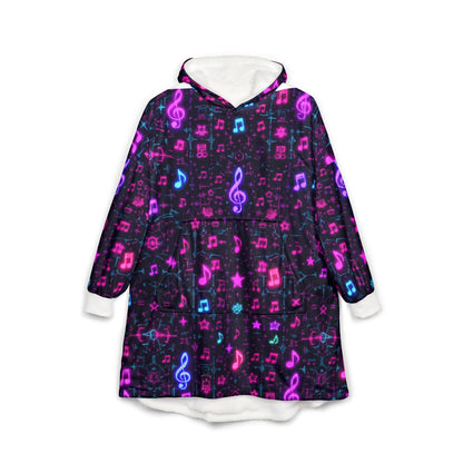 Musical Note Hooded Blanket