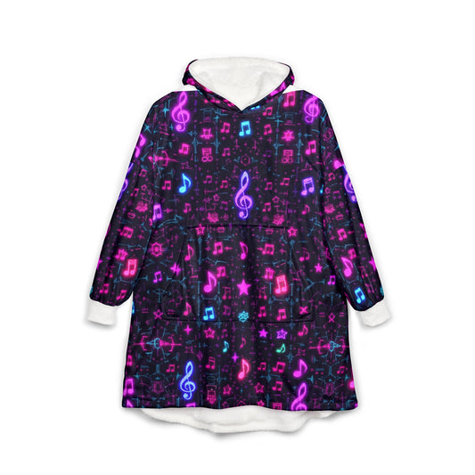 Musical Note Hooded Blanket