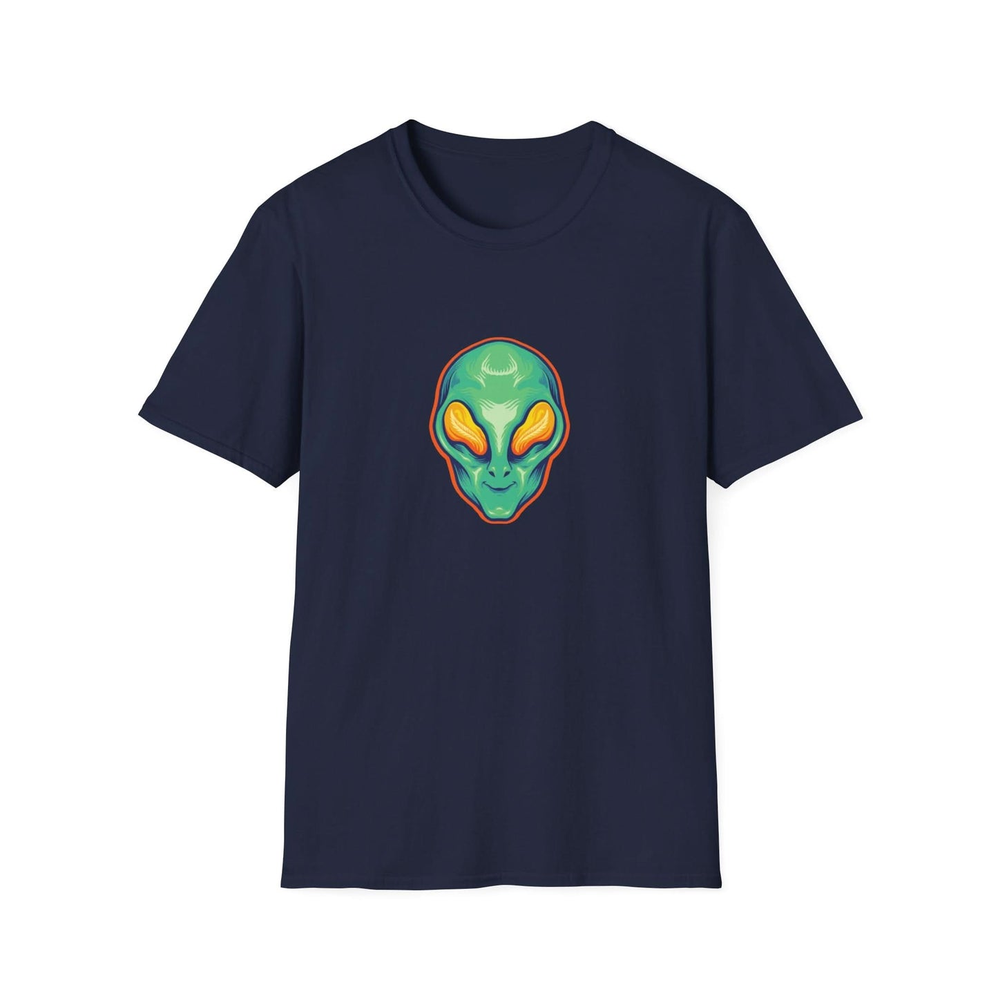 Alien Head Green Smile Mascot - Mleem