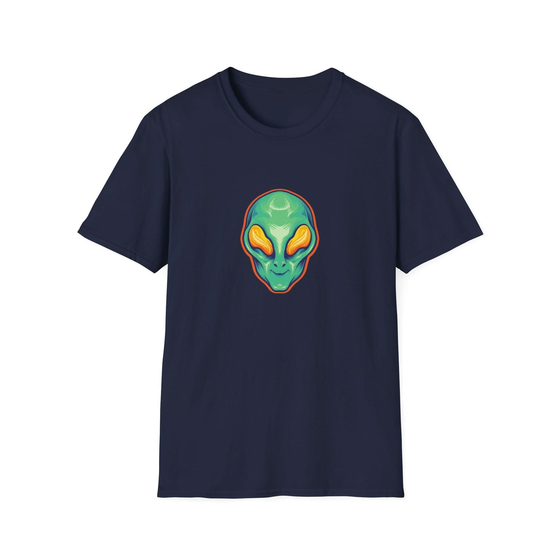 Alien Head Green Smile Mascot - Mleem