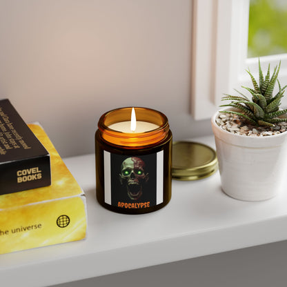 Halloween Scented Candles - Apocalypse Theme, Candle for Spooky Decor, Soy Wax Candle, Unique Gift, Fragrant Candle for Fall