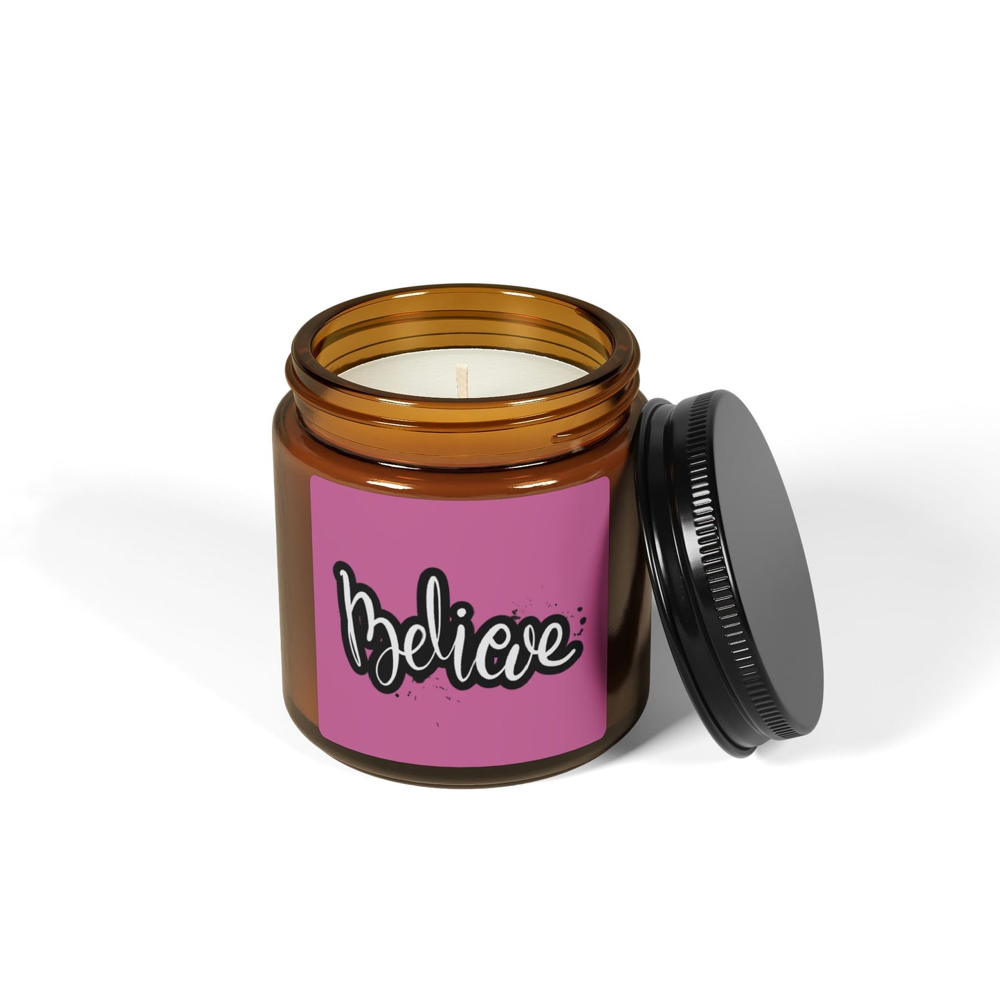 Believe Scented Soy Candle - Cozy Home Decor, Inspirational Gift