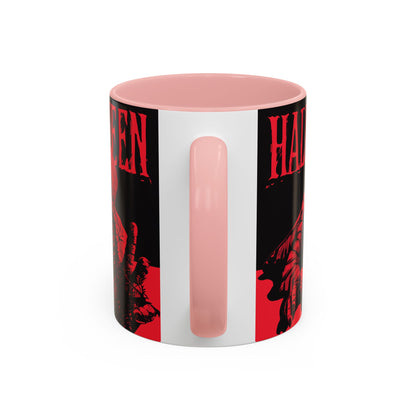 Halloween Accent Coffee Mug | Spooky Coffee Cup for Halloween Lovers, Trick or Treat Mug, Horror Decor, Gift for Fans