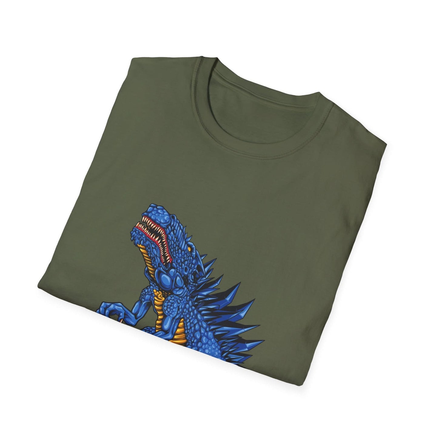 Scary Blue Dinosaur Monster - Mleem