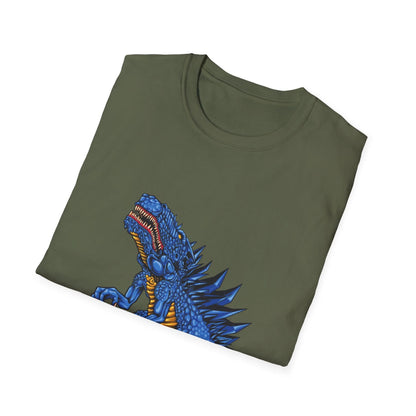 Scary Blue Dinosaur Monster - Mleem