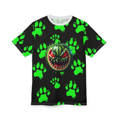 Eerie Glow Unisex Tee, Scary Graphic T-Shirt, Halloween Costume Shirt, Fun Animal Print Tee, Unique Gift Idea, Unisex Apparel