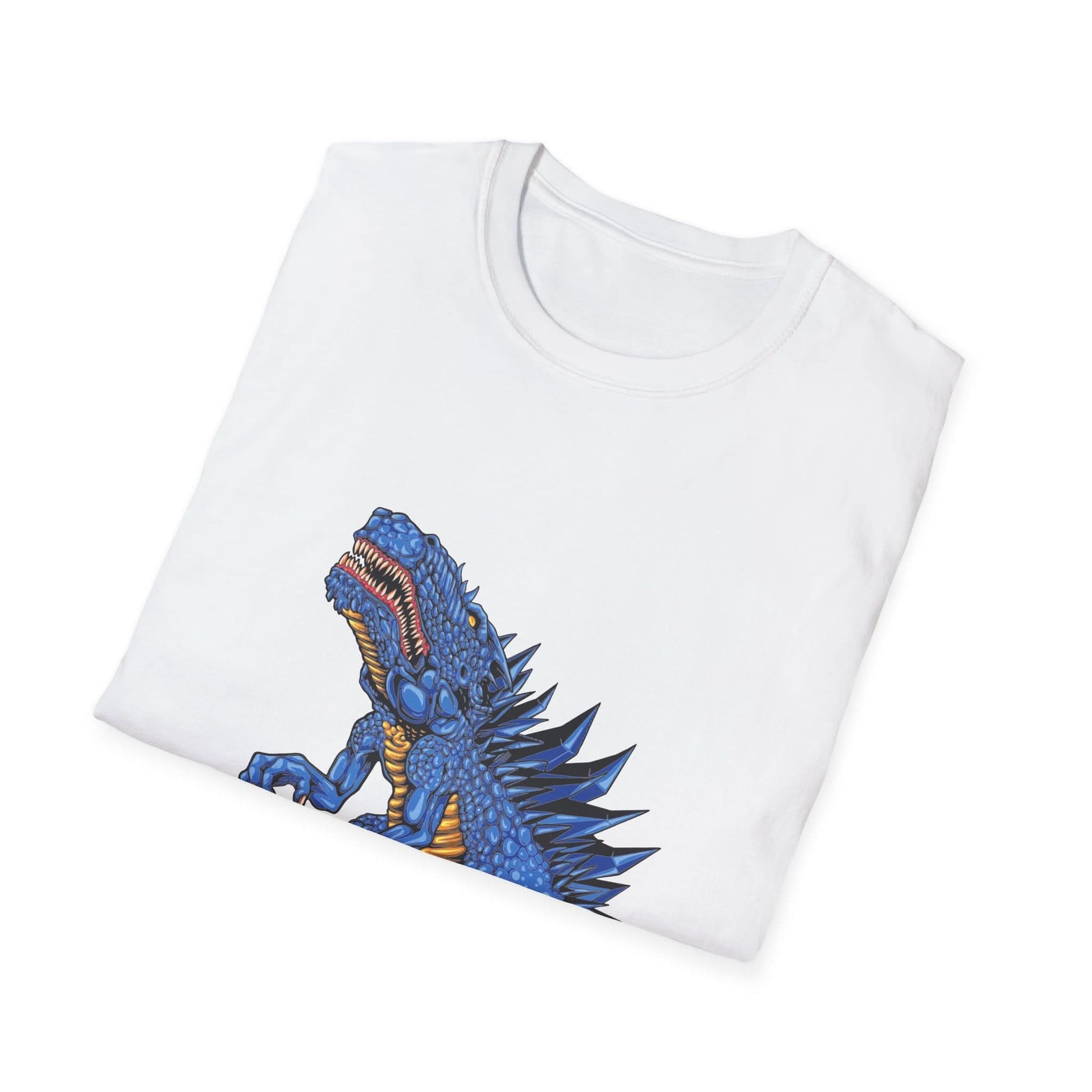 Scary Blue Dinosaur Monster - Mleem